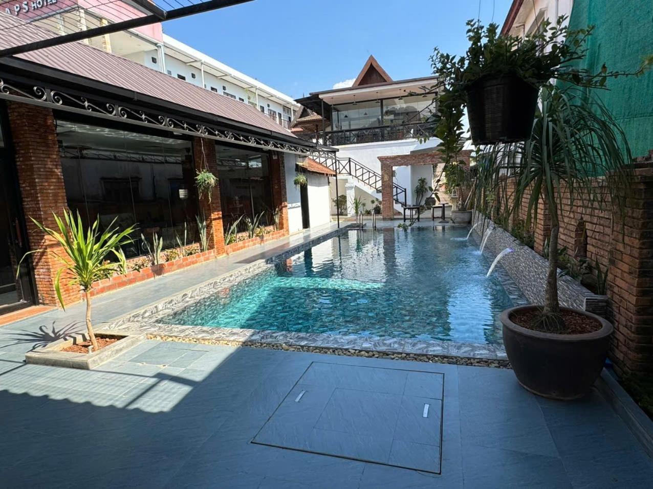 Walking Street Hotel Vang Vieng Exterior foto